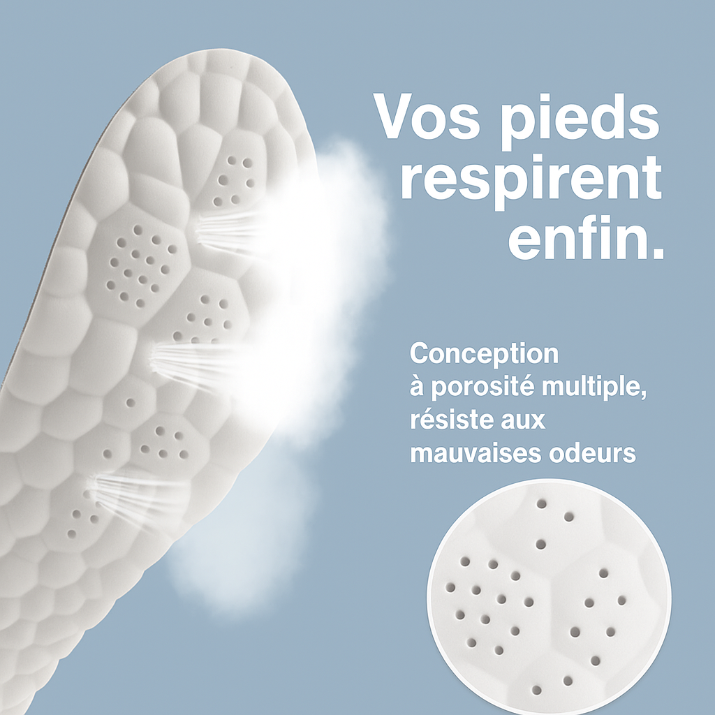 Les Semelles 4D Cloud : Le Confort à Chaque Pas