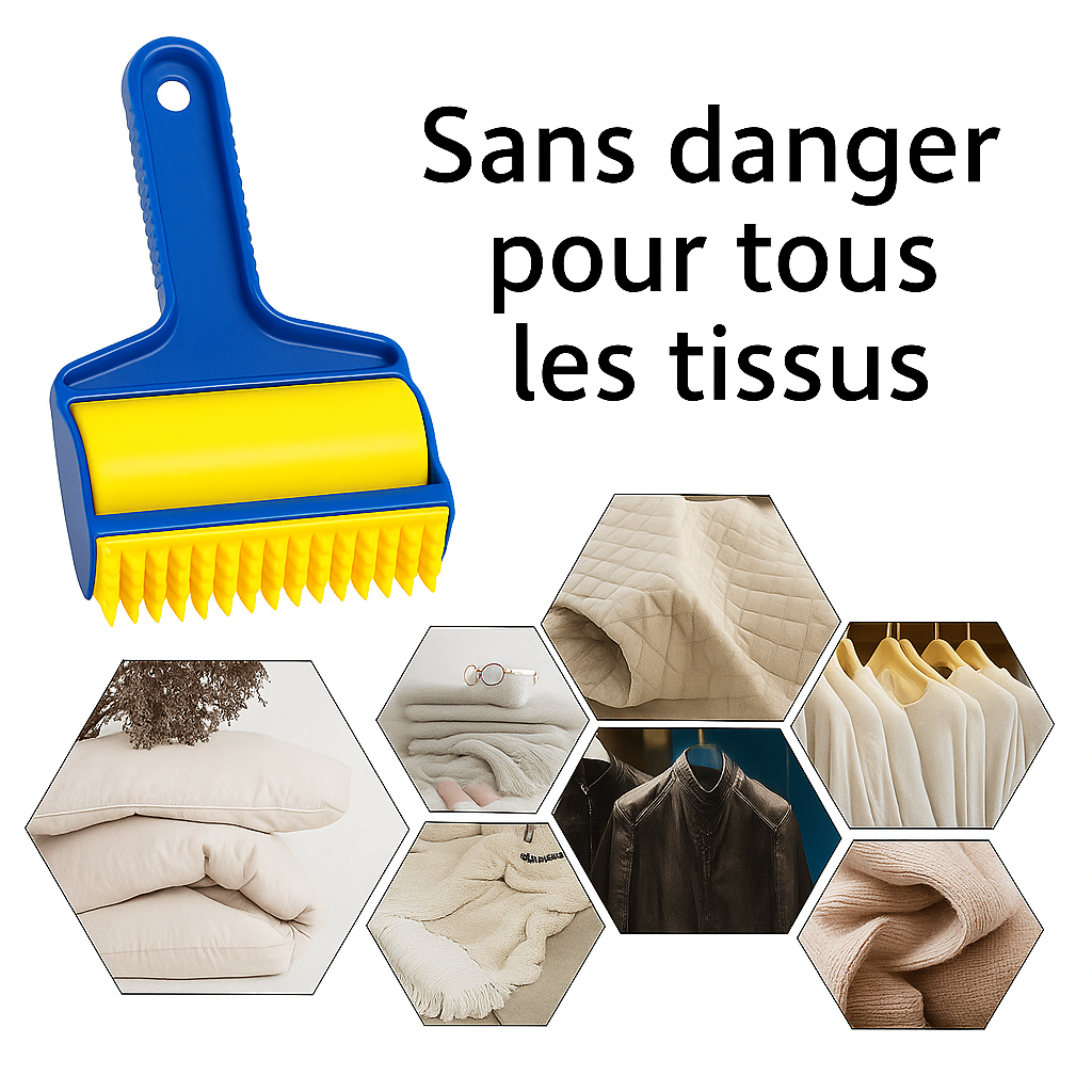Rouleau Anti-Poils Réutilisable : L’Accessoire Magique pour une Maison Sans Poils