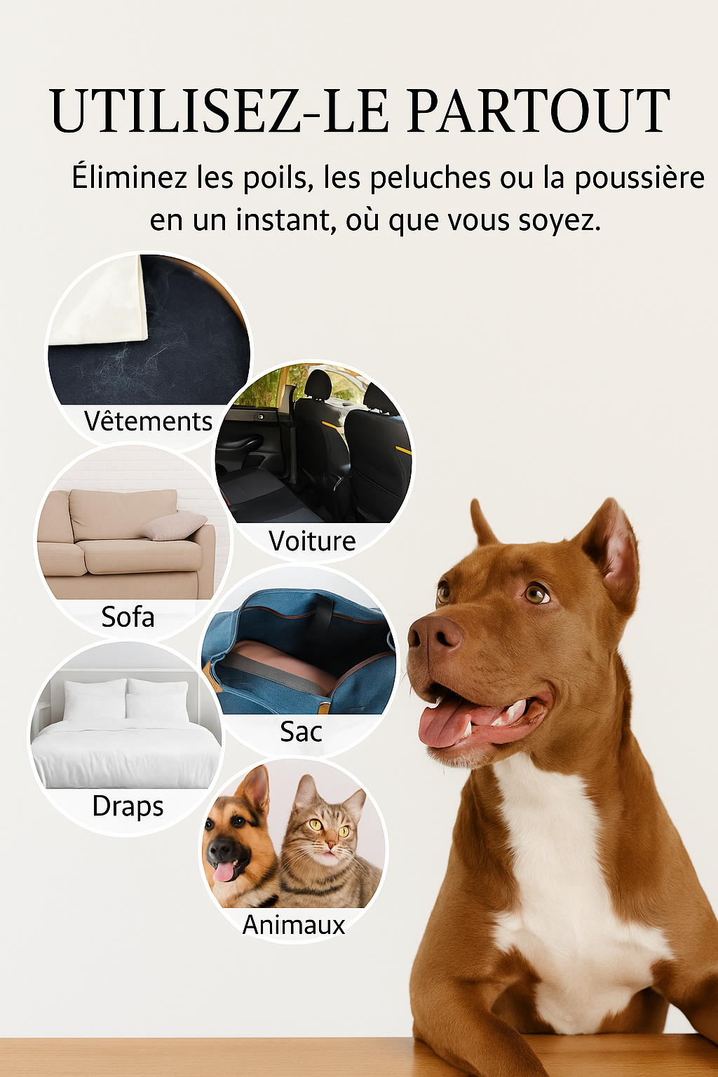 Rouleau Anti-Poils Réutilisable : L’Accessoire Magique pour une Maison Sans Poils