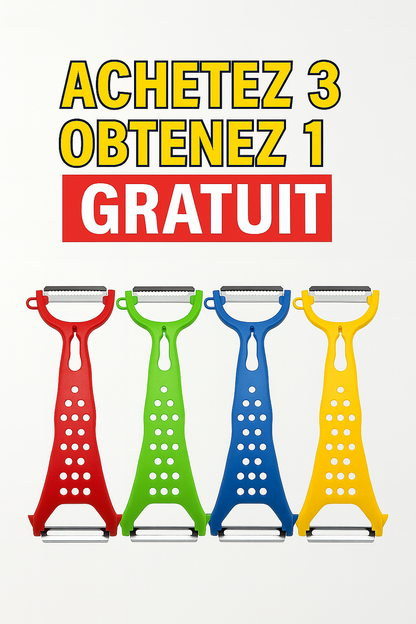 Éplucheur Révolutionnaire Double Lame : Deux Fois Plus Vite, Zéro Effort !