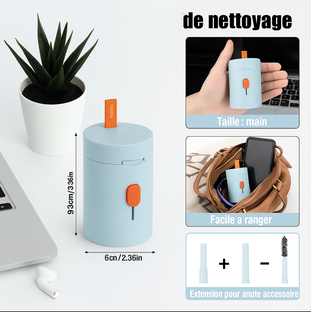 Kit de Nettoyage 20 en 1 – Pour Claviers, Écrans, AirPods & Plus encore ...  !