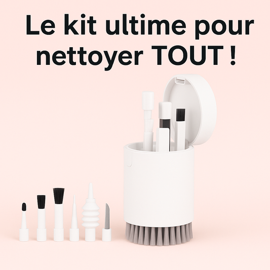Kit de Nettoyage 20 en 1 – Pour Claviers, Écrans, AirPods & Plus encore ...  !